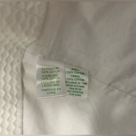 🤍 Lilly Pulitzer White Embroidered Halter Dress – Size 8 – Fully Lined - Picture 5 of 5